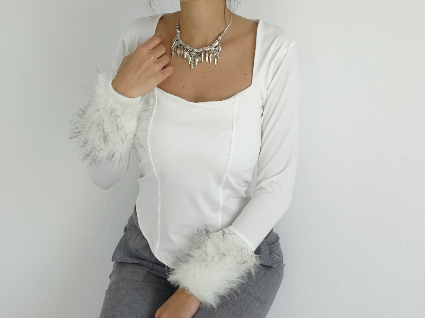 The White Fur Top